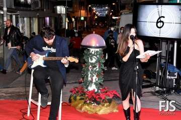 Telde da la bienvenida a la Navidad con el encendido de la decoración callejera/TA y Francisco Javier Santana.